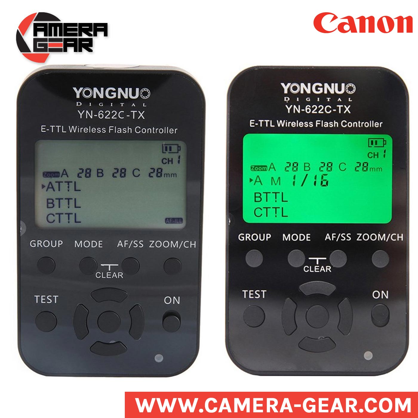 Yongnuo YN622C-TX Flash radio controller for Canon Camera Gear