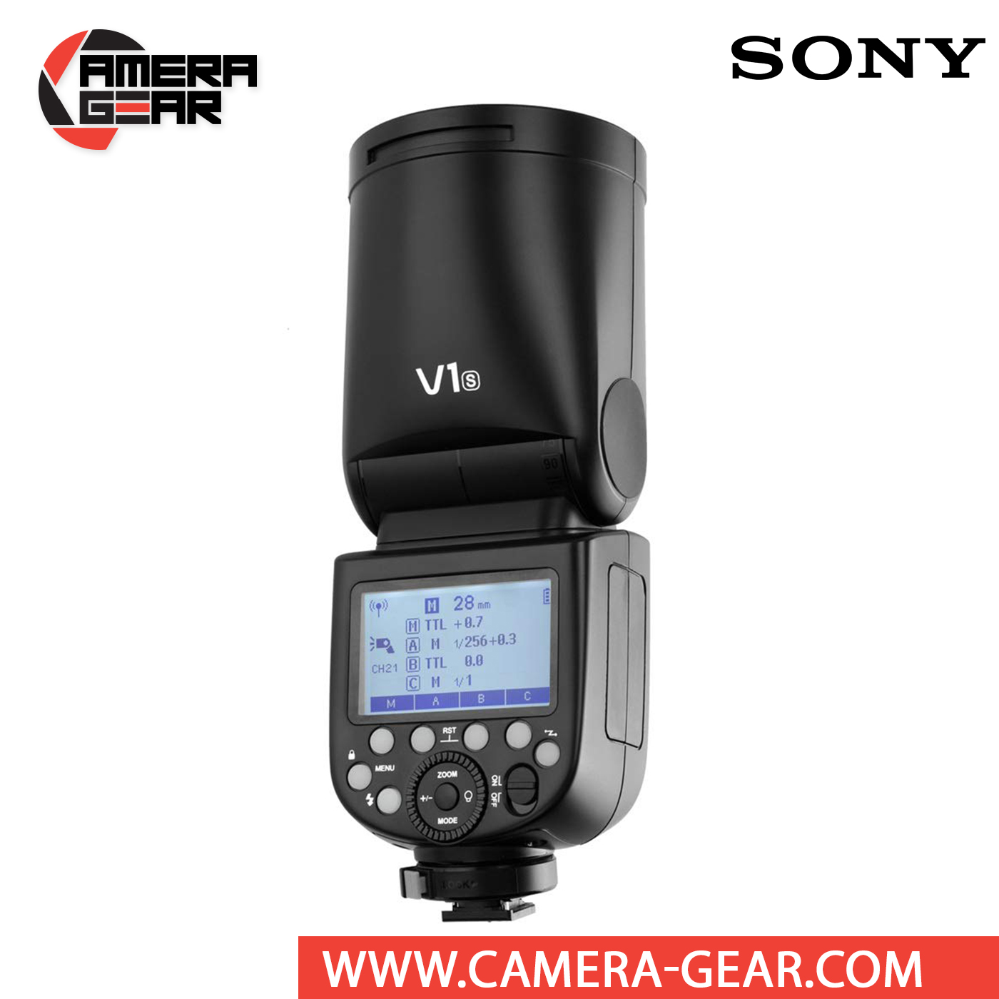 Godox V1 TTL On-Camera Round Flash for Sony - The Camera Exchange